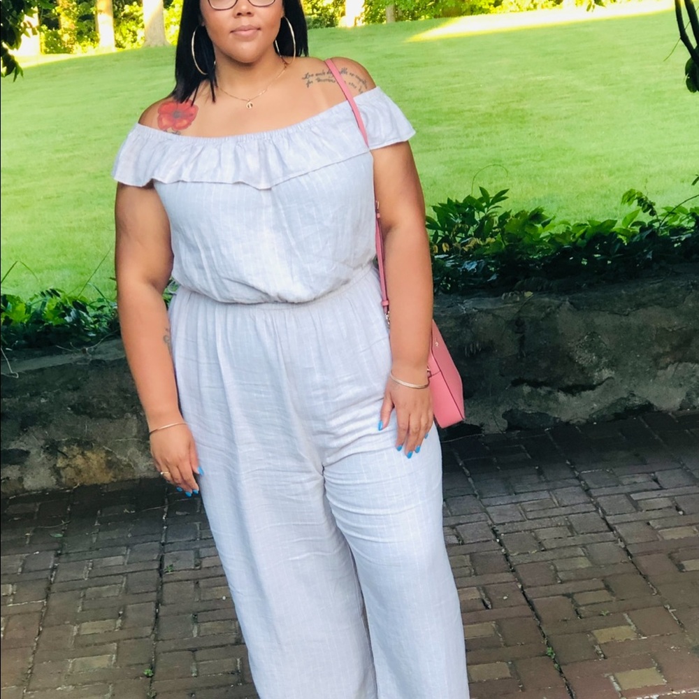 Tan jumpsuit